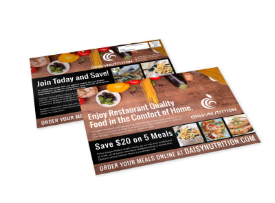 Food Delivery Service EDDM Postcard Template 2hhx5oh4x0 preview