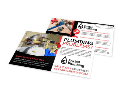 Plumbing EDDM Postcard Template p7vhkd9upl preview