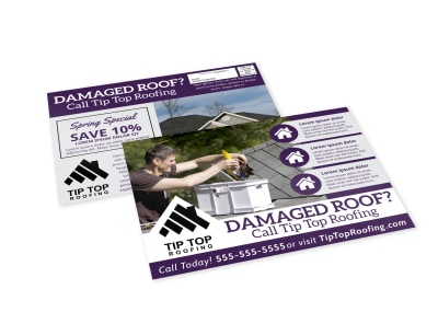Roofing EDDM Postcard Template lugx3mifvw preview