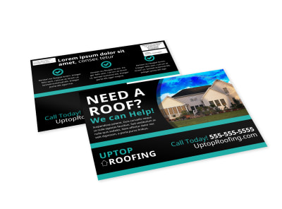 Roofing EDDM Postcard Template pjh1h4tlm8 preview