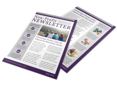 Non Profit Newsletter Template 9vt2q1ztyg preview