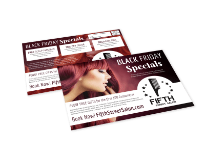 Black Friday EDDM Postcards Template Preview