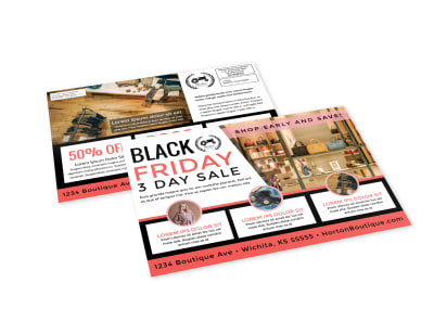 Black Friday EDDM Postcard Template n9tpsqan9s preview