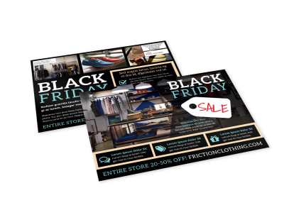 Black Friday EDDM Postcard Template 6jz7slm7ny preview