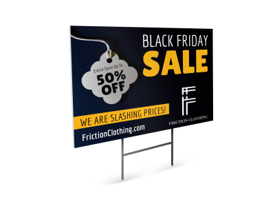 Black Friday Yard Signs Template Preview