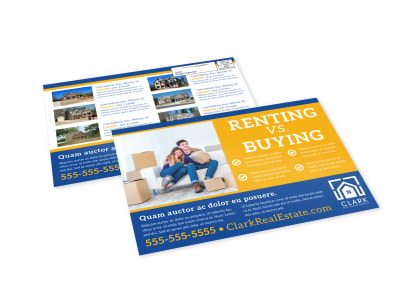 Buy vs Rent EDDM Postcard Template z6fyvwd7lv preview