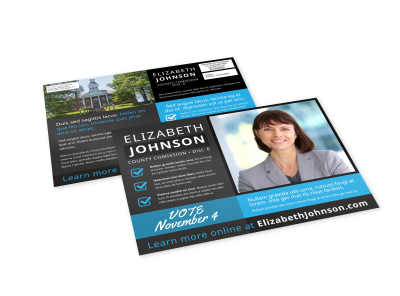 Political Campaign EDDM Postcard Template pfih2so29i preview