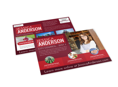 Political Campaign EDDM Postcard Template ob9kak6j1r preview