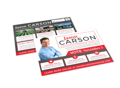Political Campaign EDDM Postcard Template cx4nc3g1b3 preview