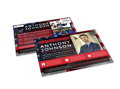 Political Campaign EDDM Postcard Template vr7whnf7hs preview