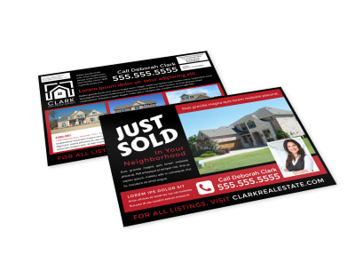 Just Sold Real Estate EDDM Postcard Template vvuvuugnz1 preview