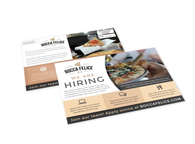 Now Hiring EDDM Postcard Template vn03prgmlg preview