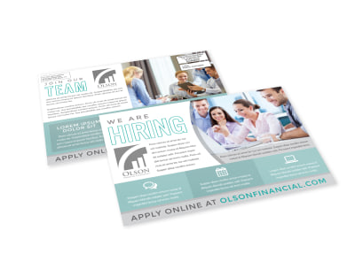 Now Hiring EDDM Postcard Template ehm17w7gfy preview
