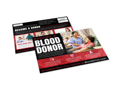 Blood Drive EDDM Postcard Template 7pfjgx4ltt preview