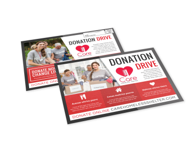 Donation EDDM Postcard Template hiwgaps40h preview