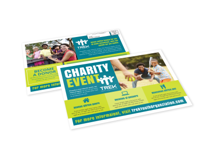 Charity EDDM Postcards Template Preview