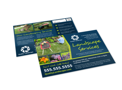 Landscaping Services Offered EDDM Postcard Template 0maojysfgc preview