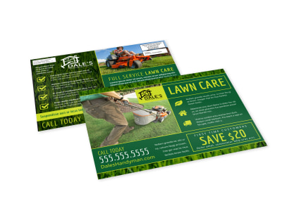 Lawn Care EDDM Postcard Template 1yven746n8 preview