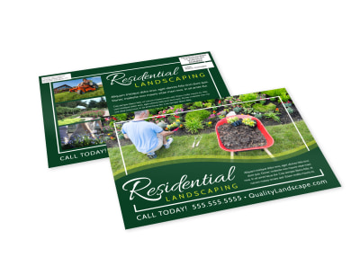 Residential Landscaping EDDM Postcard Template rgp87uyubj preview