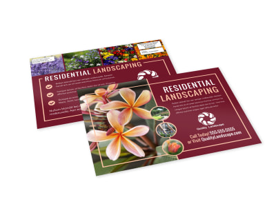 Residential Landscaping EDDM Postcard Template y72cre6172 preview