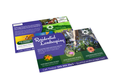 Residential Landscaping EDDM Postcard Template w5ncq70y5g preview