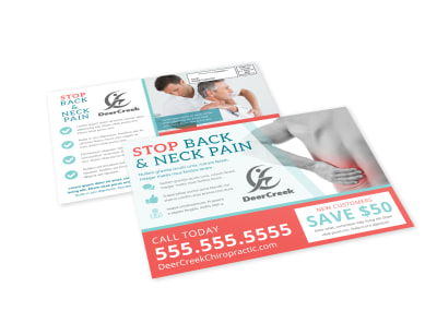 Chiropractic EDDM Postcard Template lsojmwrgwd preview