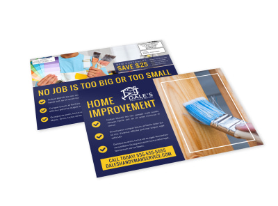Home Improvement Handyman EDDM Postcard Template 88lizvyy91 preview