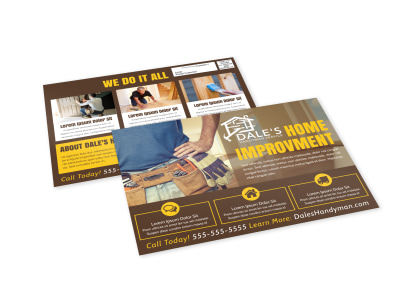 Home Improvement Handyman EDDM Postcard Template jxt1qd0ws5 preview