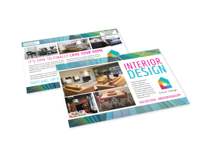 Interior Design EDDM Postcard Template cgfd0gmcko preview