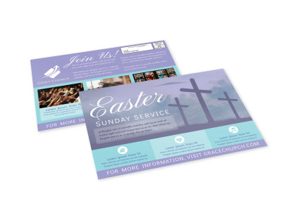 Church Easter EDDM Postcard Template 6ie0ldpblc preview