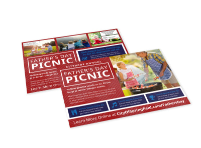 Father's Day EDDM Postcard Template j0gvfizsme preview