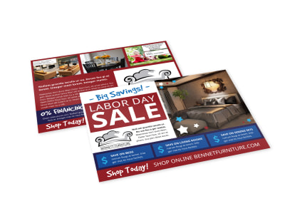 Labor Day EDDM Postcard Template x0b968y02v preview