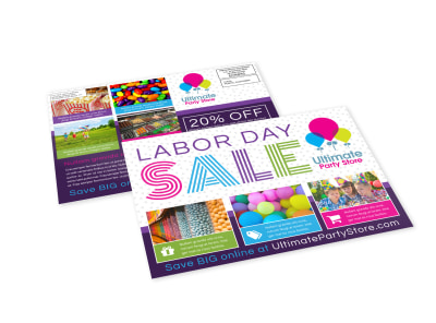 Labor Day EDDM Postcard Template hzccuho1kq preview