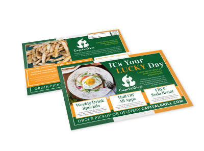 Saint Patrick's Day EDDM Postcard Template u5eqv2lfud preview