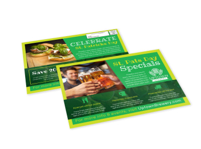 Saint Patrick's Day EDDM Postcard Template cn3kuhyekp preview