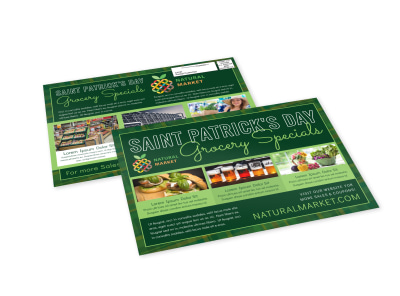 Saint Patrick's Day EDDM Postcard Template cuk0woz6ma preview