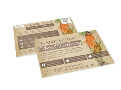 Thanksgiving EDDM Postcard Template y9bgjo3chp preview