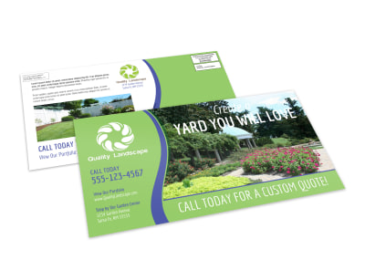 Landscaping EDDM Postcard Template preview