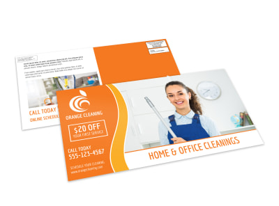 Home Cleaning Business EDDM Postcard Template preview