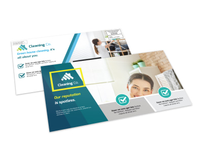 Cleaning Business EDDM Postcard Template preview