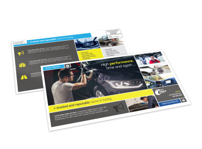 Trusted Automotive EDDM Postcard Template preview