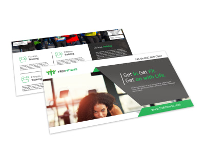 Get Fit EDDM Postcard Template preview