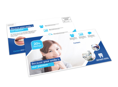 Dental EDDM Postcard Template preview