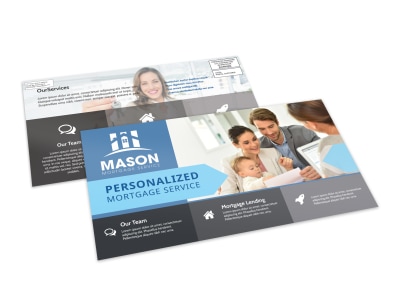 Mortgage Service EDDM Postcard Template preview