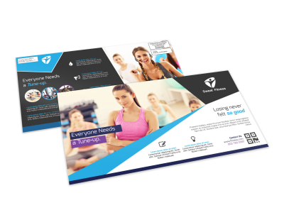 Elite Fitness EDDM Postcard Template preview