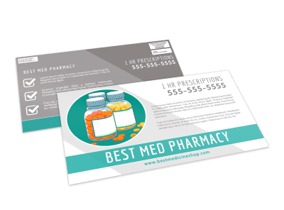 Pharmacy EDDM Postcard Templates MyCreativeShop Pharmacy EDDM Postcard Templates MyCreativeShop
