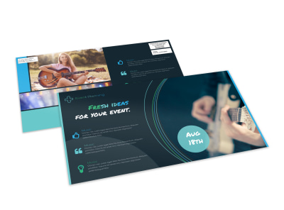 Fresh Event EDDM Postcard Template preview