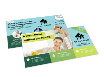 Clean House EDDM Postcard Template preview