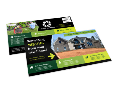 Yard Work EDDM Postcard Template preview
