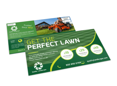 Landscaping EDDM Postcards Template Preview